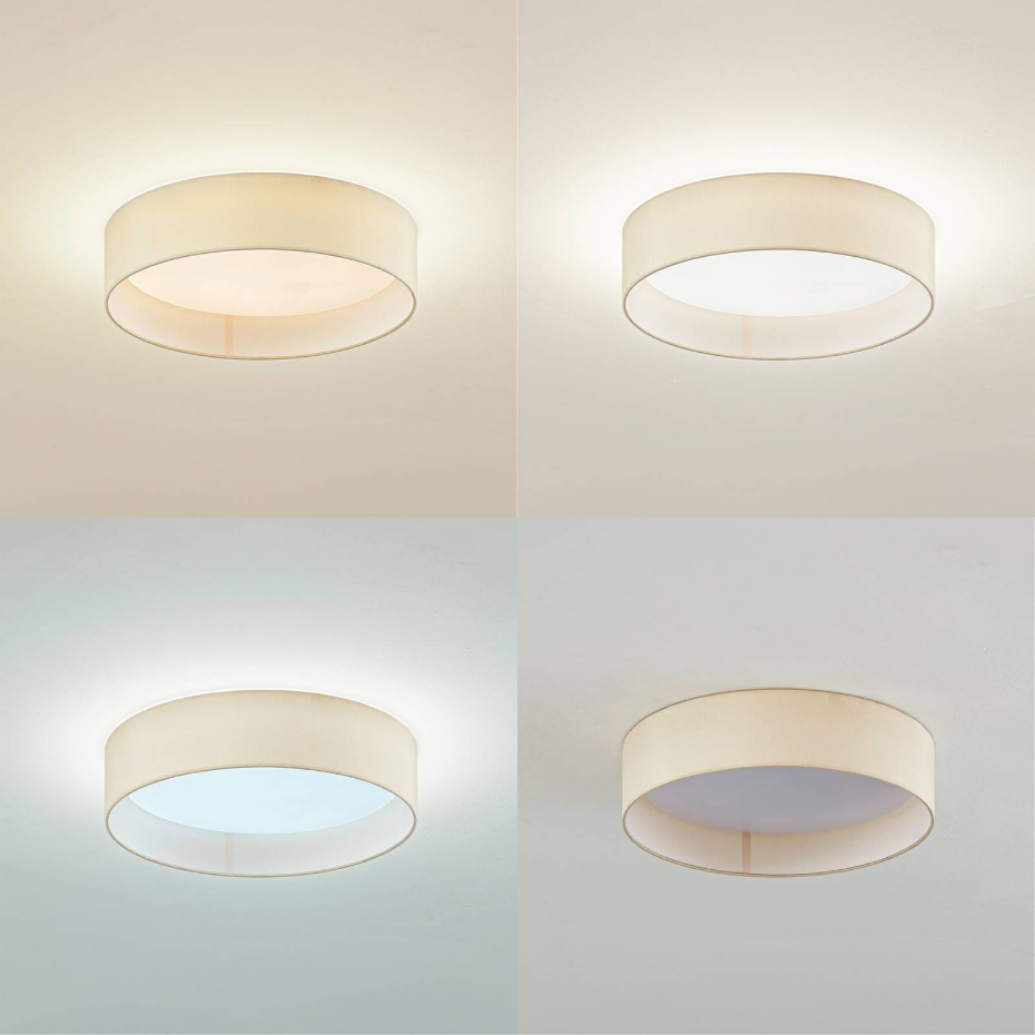 Plafonnier en textile moderneLED, Eilif
