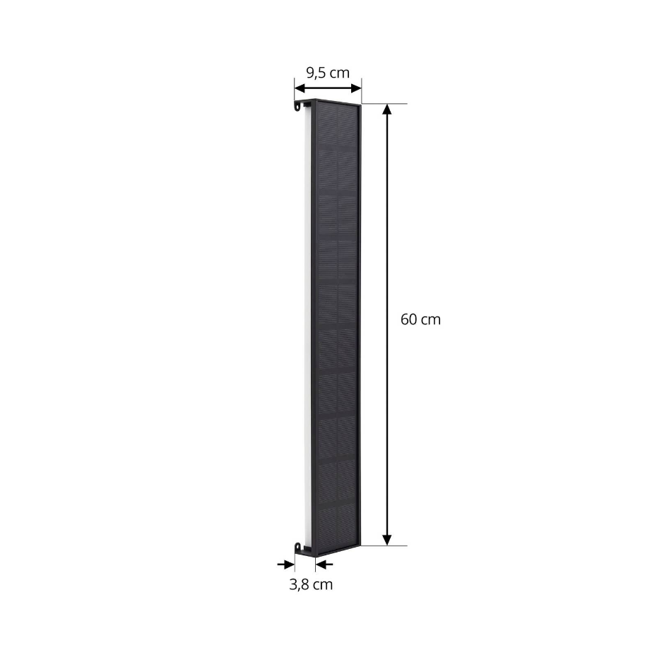 Lampe solaire en aluminiumLED, Laarni
