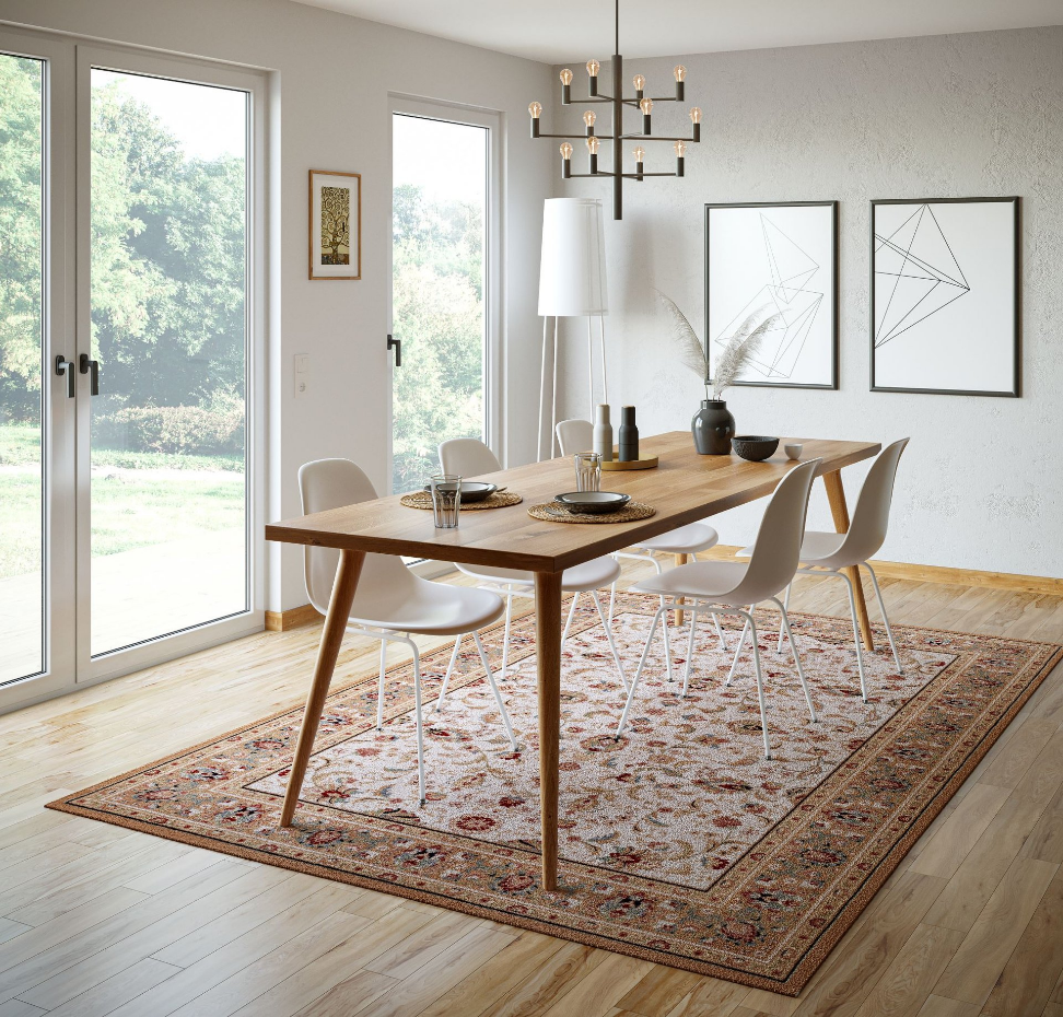 Tapis tissé au design floral oriental - Dolna