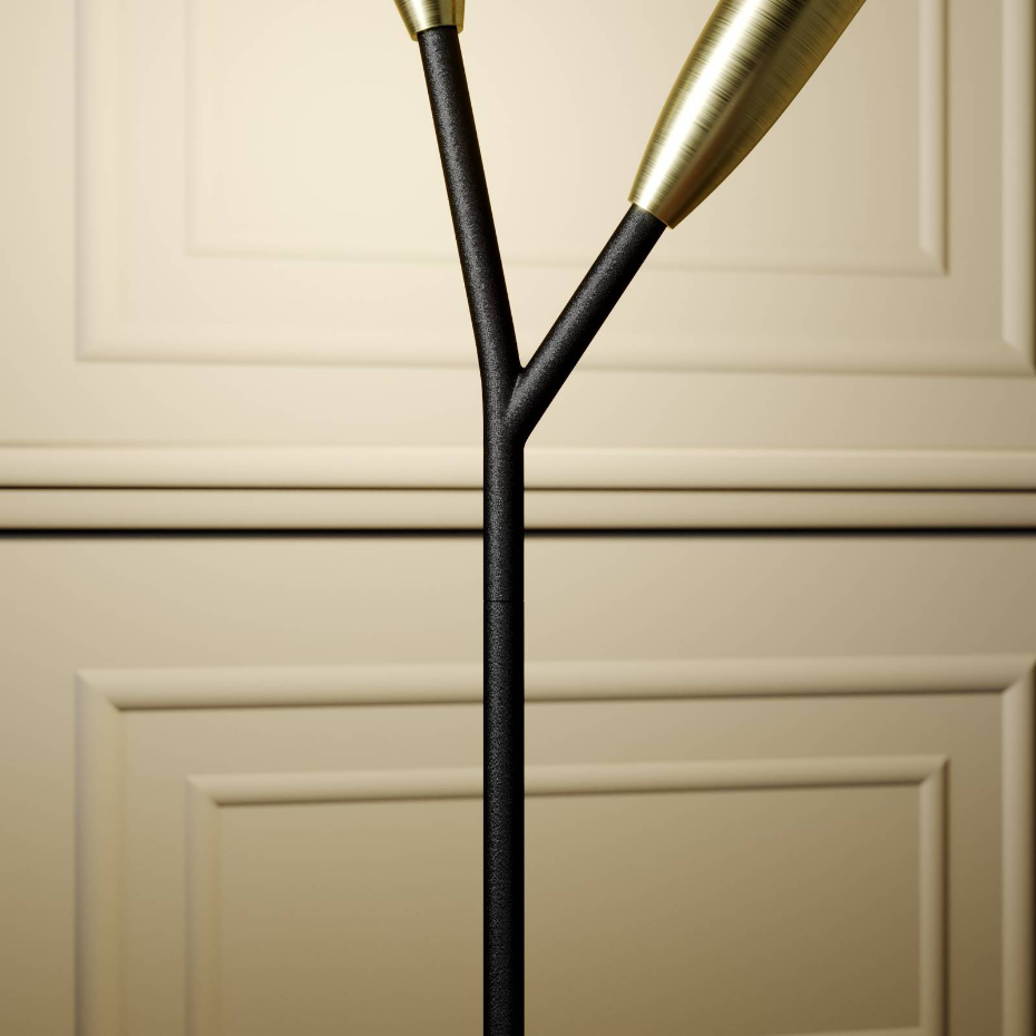 Lampe à poser en métal moderne, Carlea
