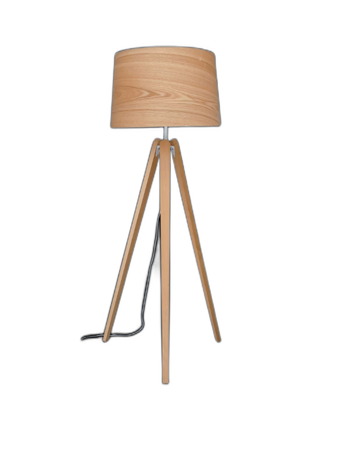 Lampadaire design en bois scandinave, ESSENCE