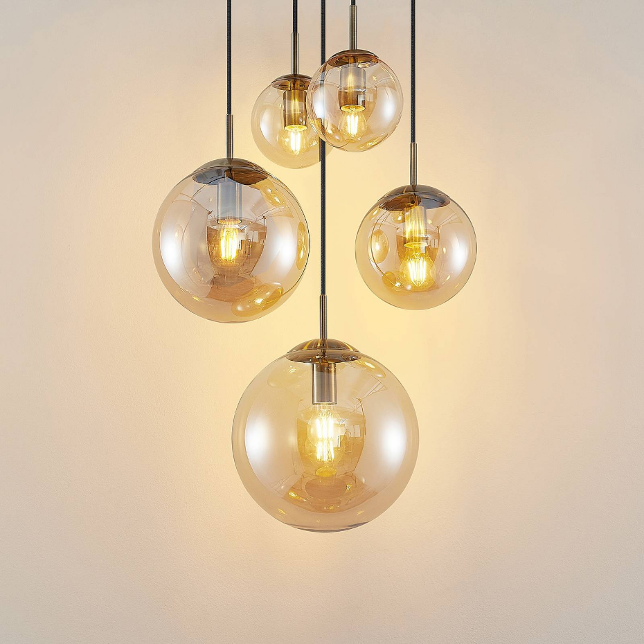 Suspension en verre vintage, Teeja