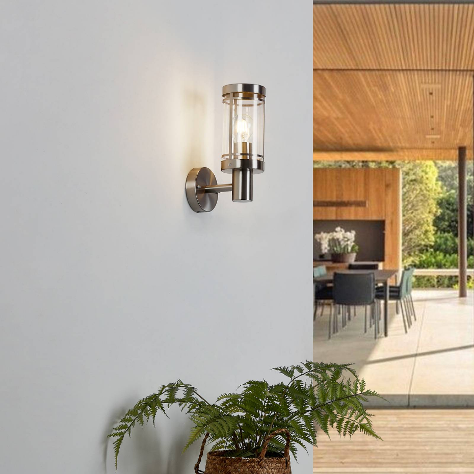 Applique extérieure en inox moderne, Djori