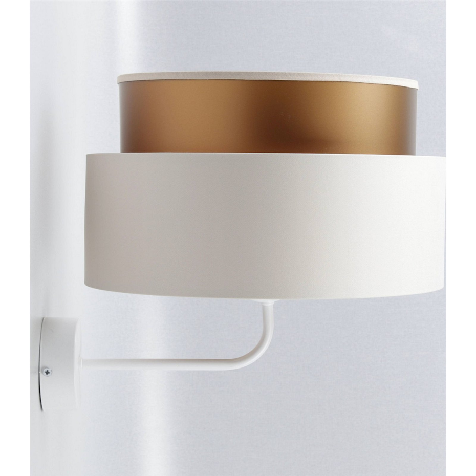 Applique murale ronde en PVC Duo ellegant
