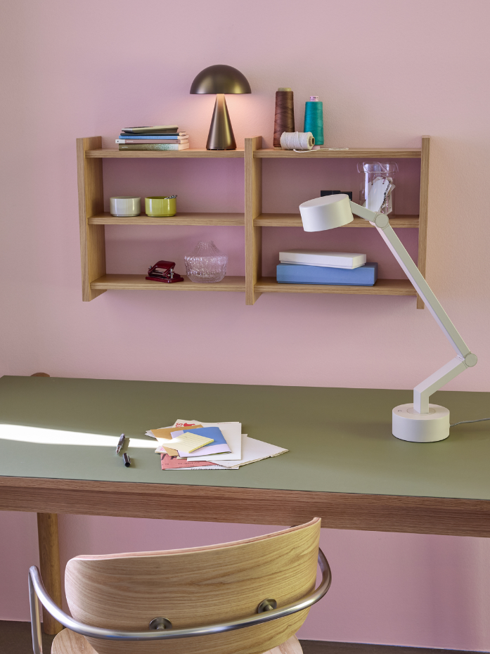 Lampe de table en fer et polycarbonate VERVE