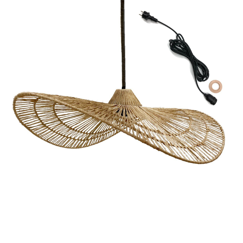Suspension MARBELLA Extérieure Jute Beige D63cm
