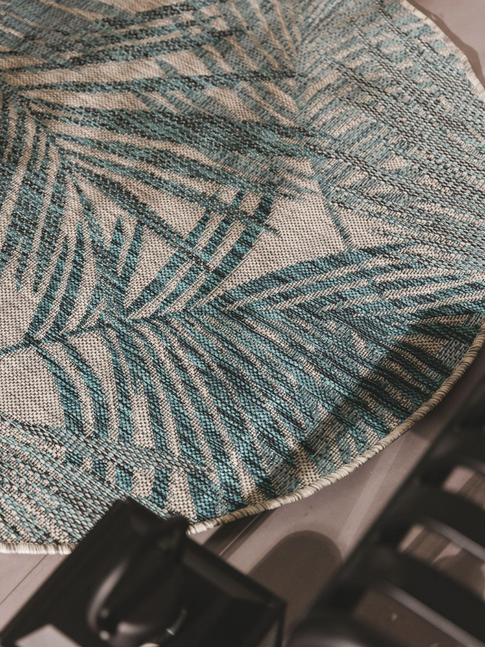 Tapis d'extérieur & intérieur rond CLEO