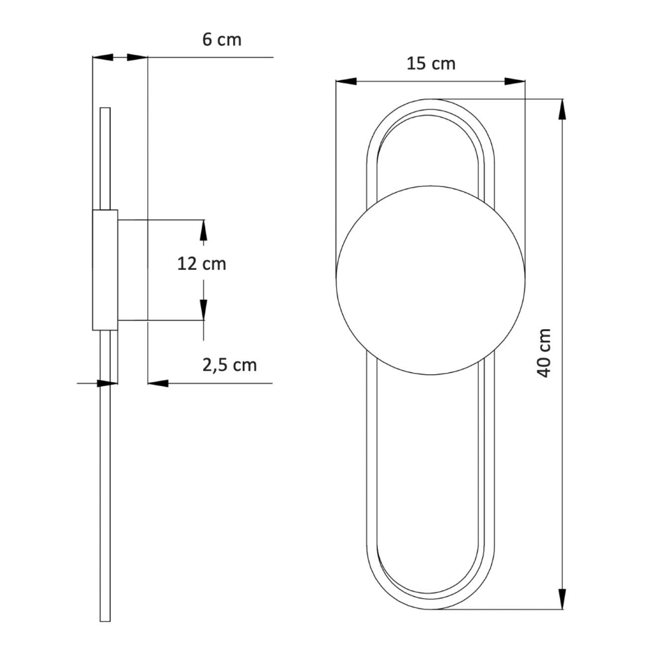 Applique à finition élégante - PIANI