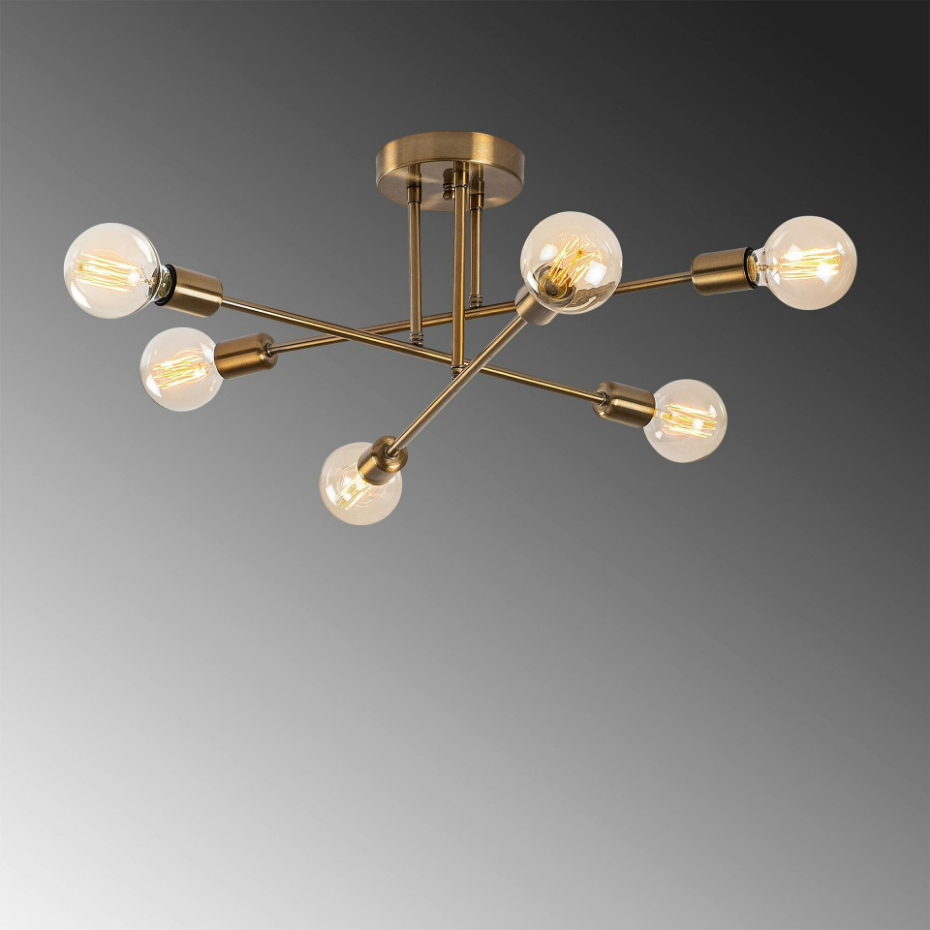 Plafonnier design 6 lampes MARATEA