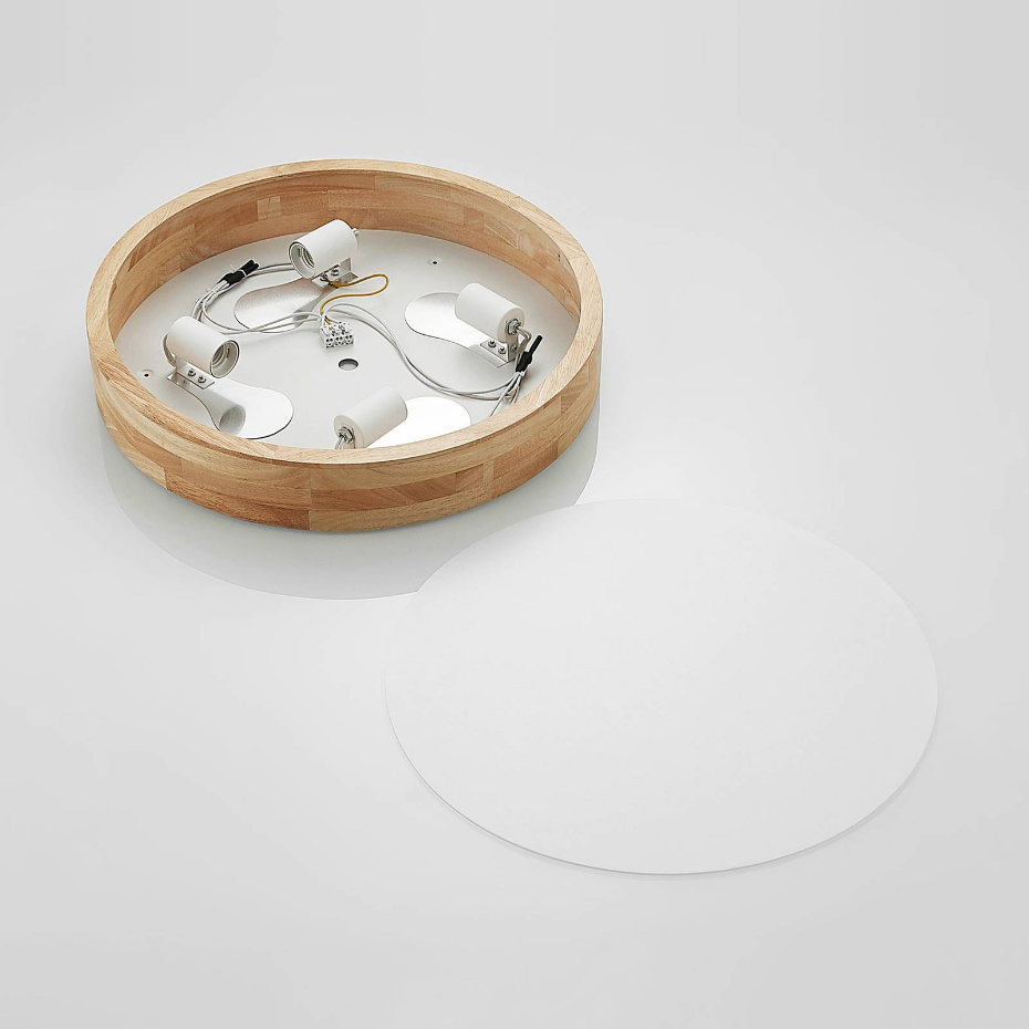 Plafonnier en bois traditionnel, Tanju
