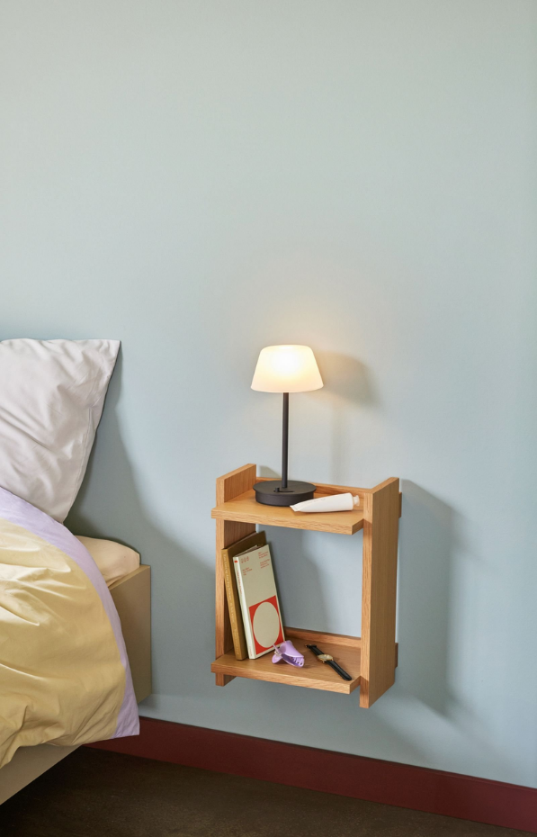 Lampe portable en verre et fer SALON