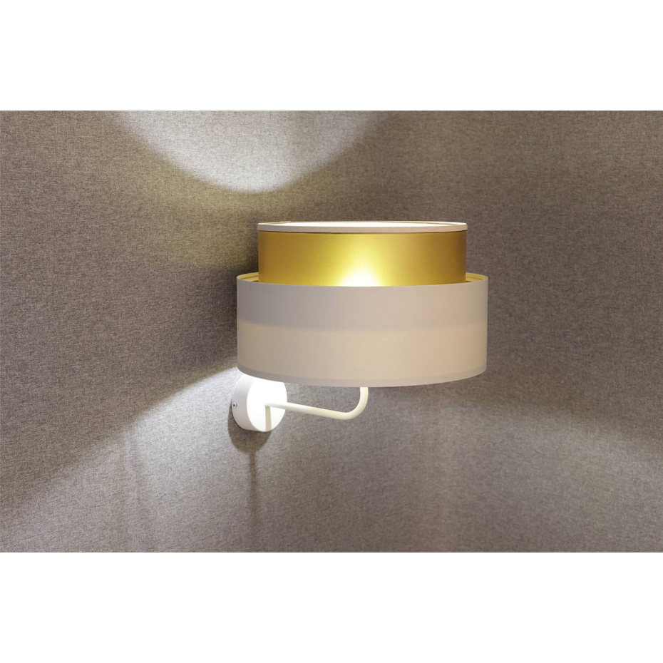 Applique murale ronde en PVC Duo ellegant
