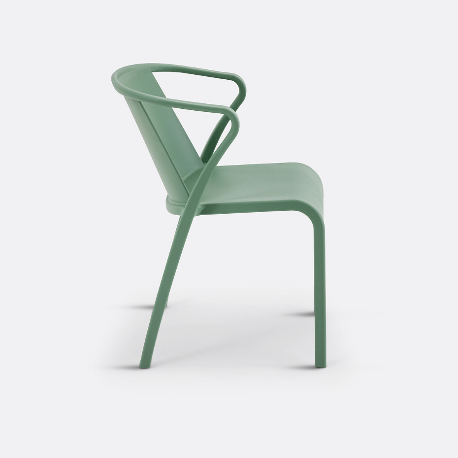 Lot de 2 fauteuils en polypropylène, Predsida