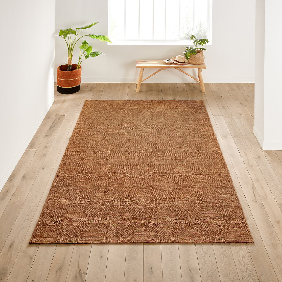 Tapis effet jute, intérieur et extérieur, EVITA