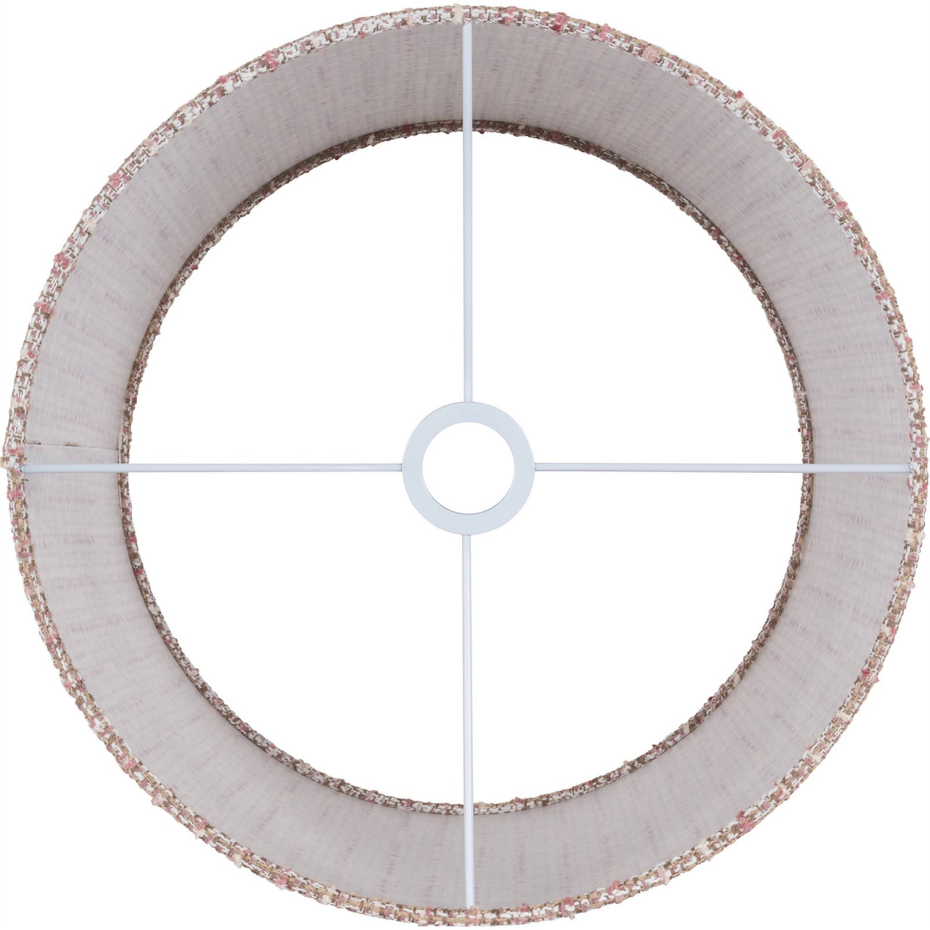 Abat-jour rond en polyester style moderne