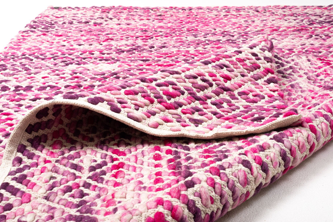 Tapis Smooth Comfort Diamond tissé main