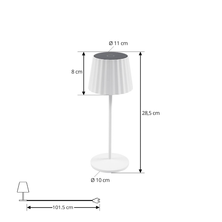 Luminaire de terrasse en aluminium moderneLED
