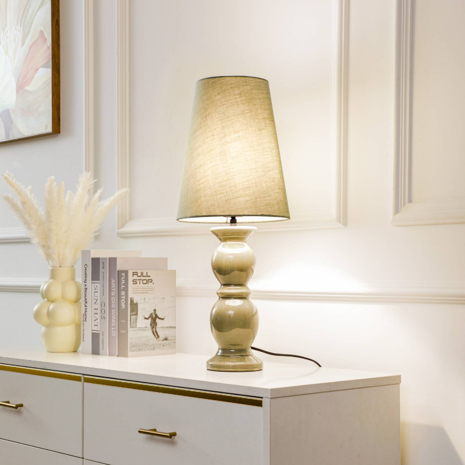 Lampe à poser en céramique design, Lyndorin