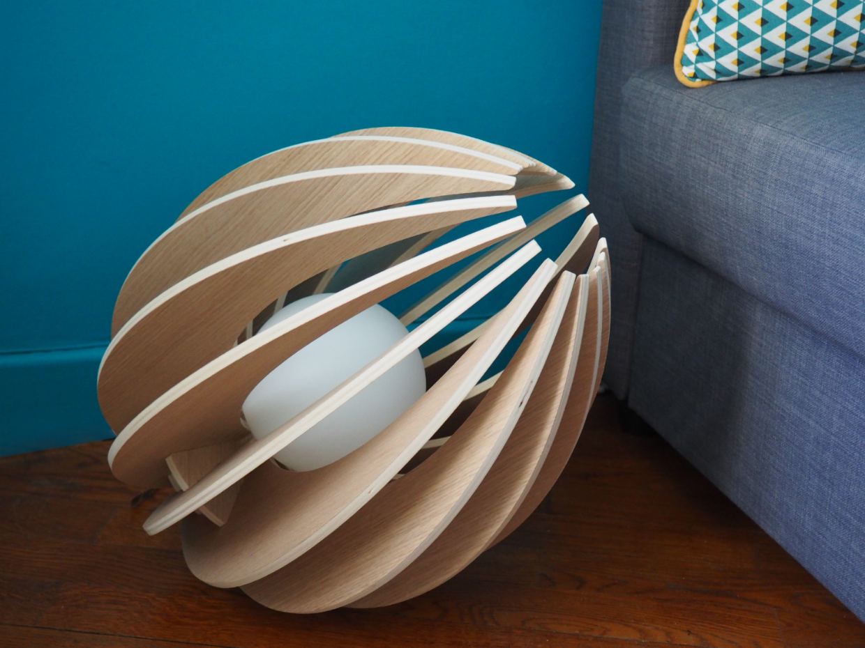 Lampe à poser chêne - FEVE