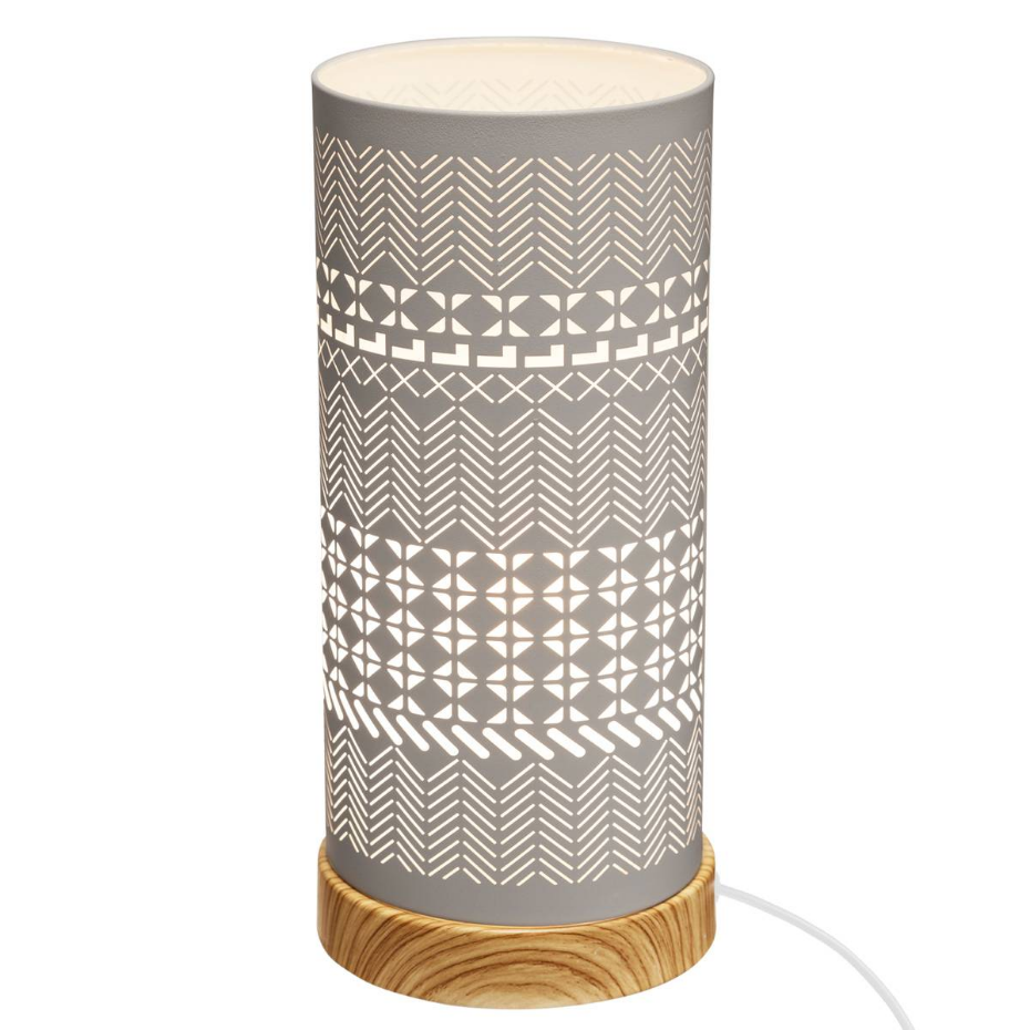Lampe tactile métal ajouré LAMBY