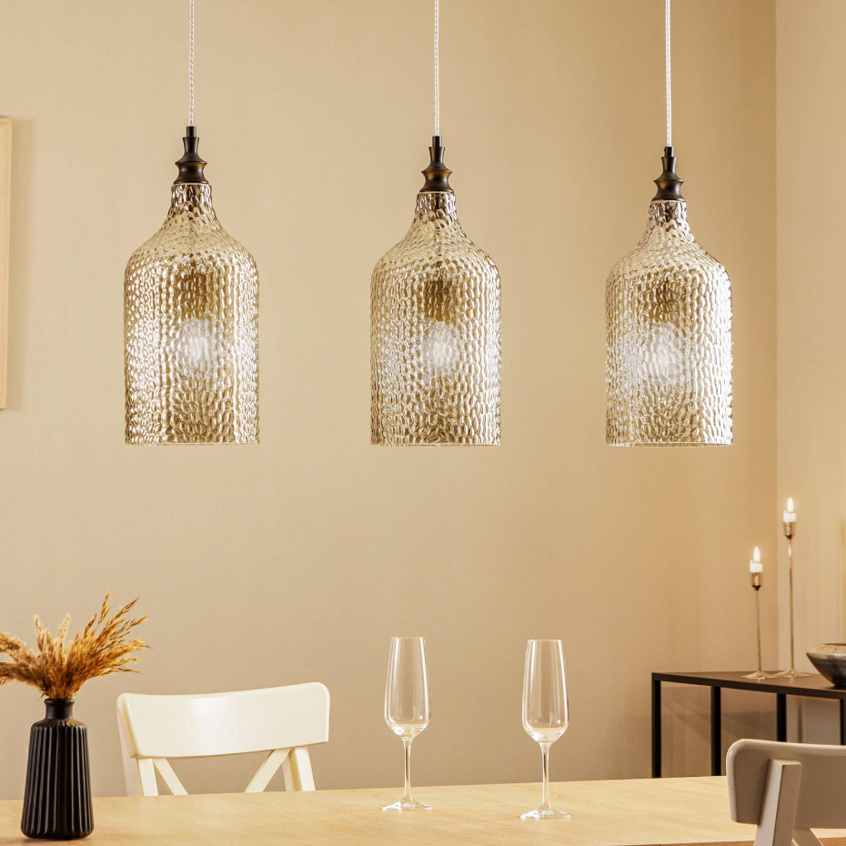 Suspension en verre vintage, Drakar