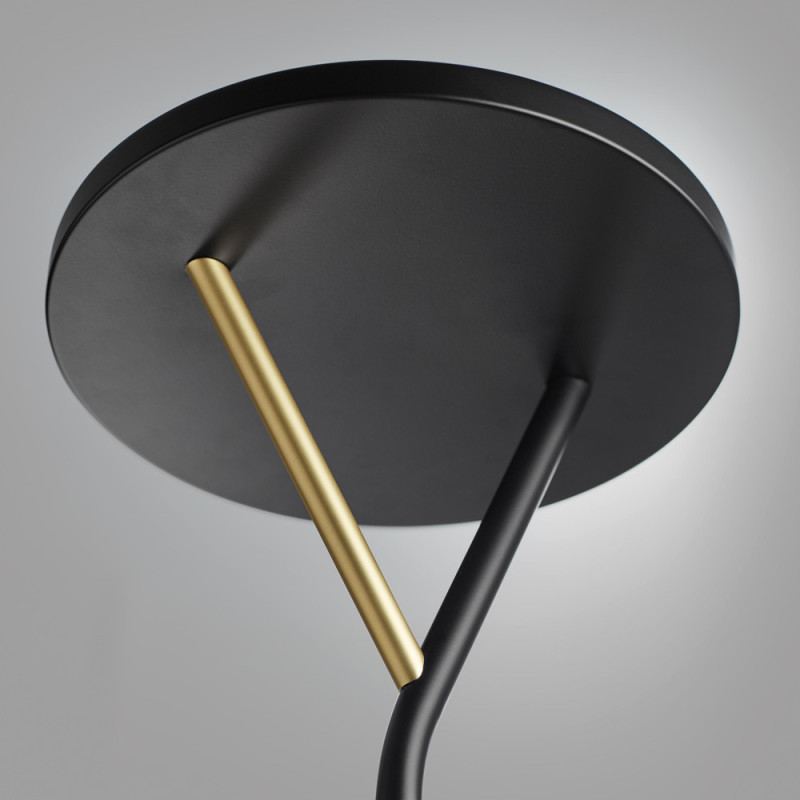 Lampadaire led Plano dimmable noir mat