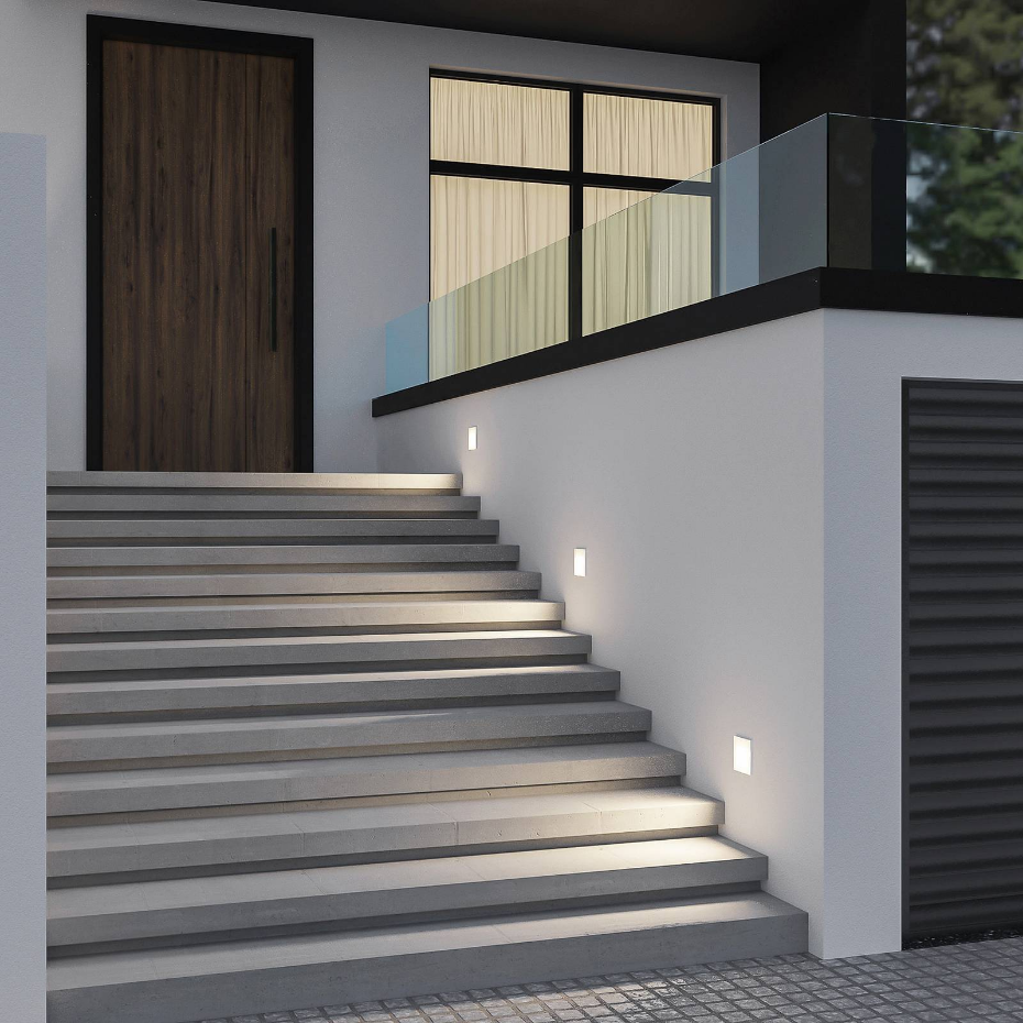 Applique extérieure en aluminium moderneLED