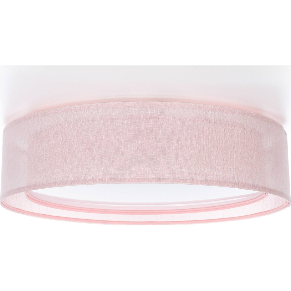 Plafonnier rond en tissu Puro