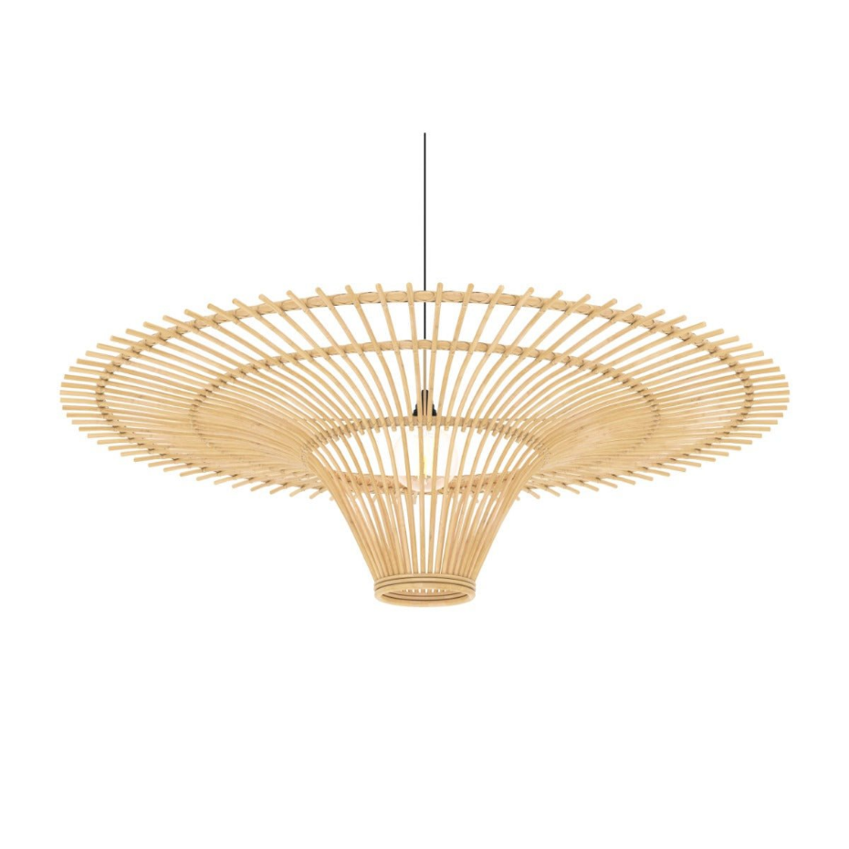 Abat-jour D120,5 cm en rotin - OLGA