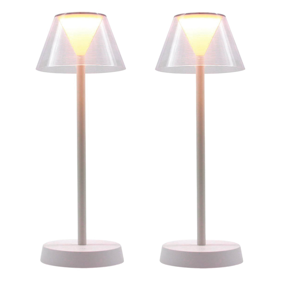 2 Lampes de table sans fil BEVERLY H34CM