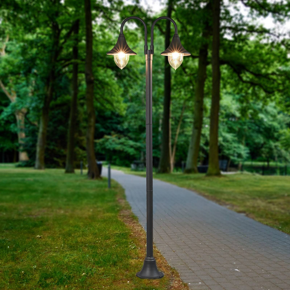 Lampadaire extérieur en aluminium moderne