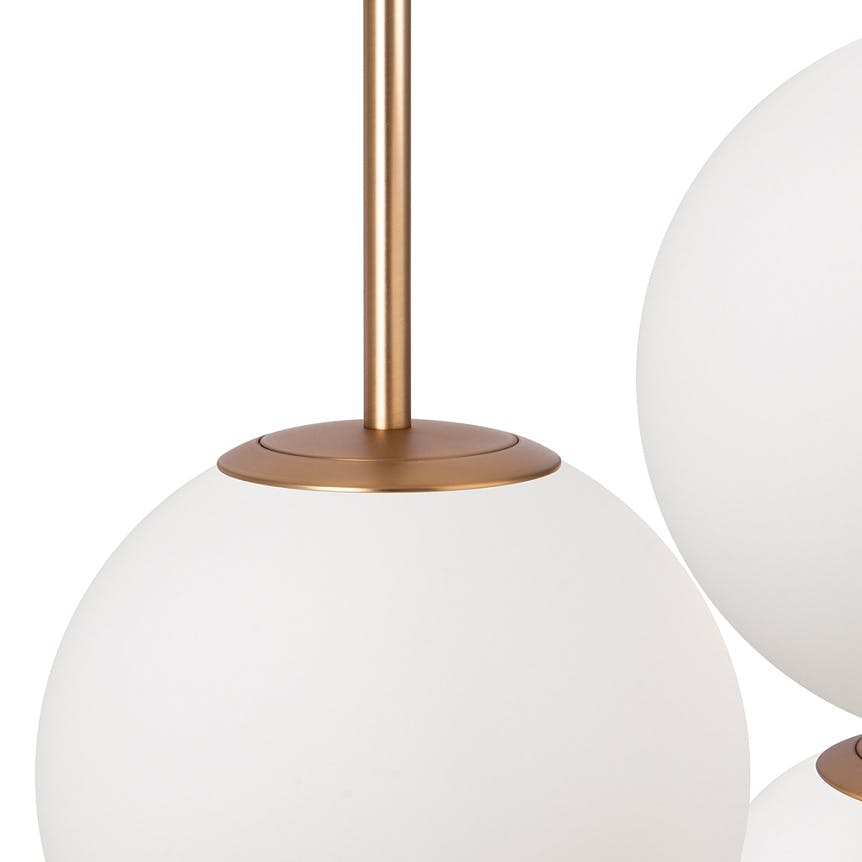 Suspension 3 globes en grappe ajustables DELTONA