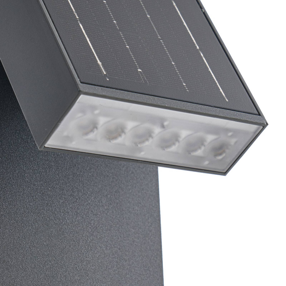 Lampe solaire en aluminium moderneLED
