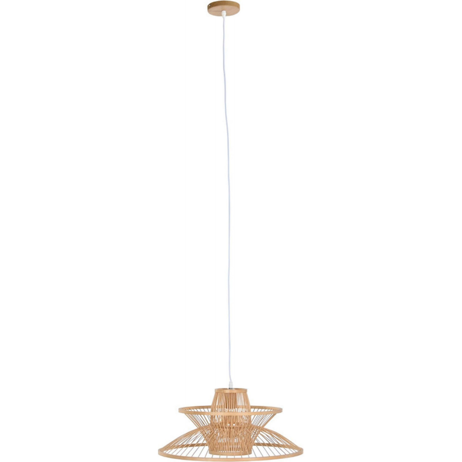 Suspension plafonnier en bambou pour intérieur