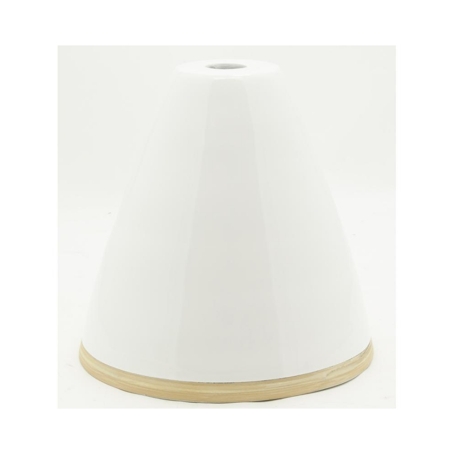 Abat-jour luminaire en bambou laqué