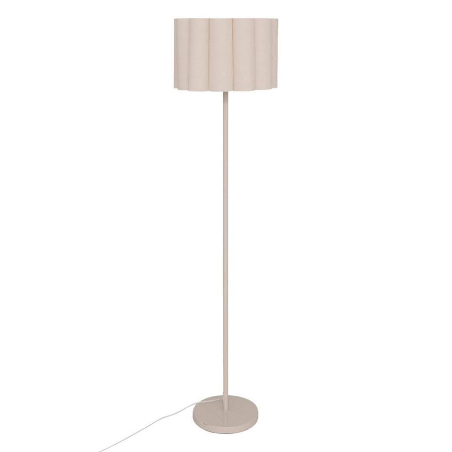 Lampadaire droit tissu surpiqué bucolique RONA
