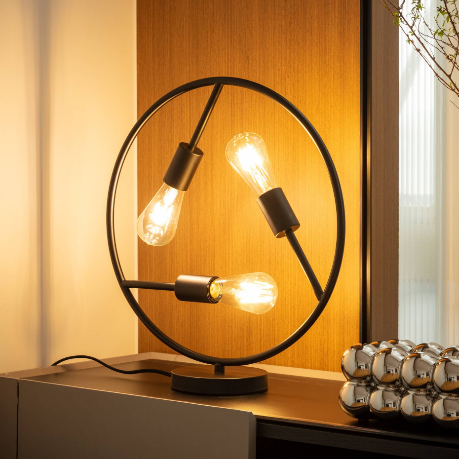 Lampe à poser en métal design, Linnard