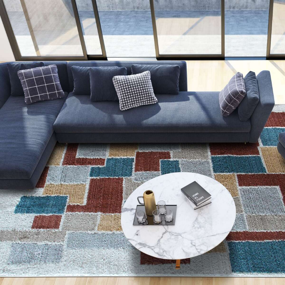 Tapis salon contemporain  / HORIZON PATCH