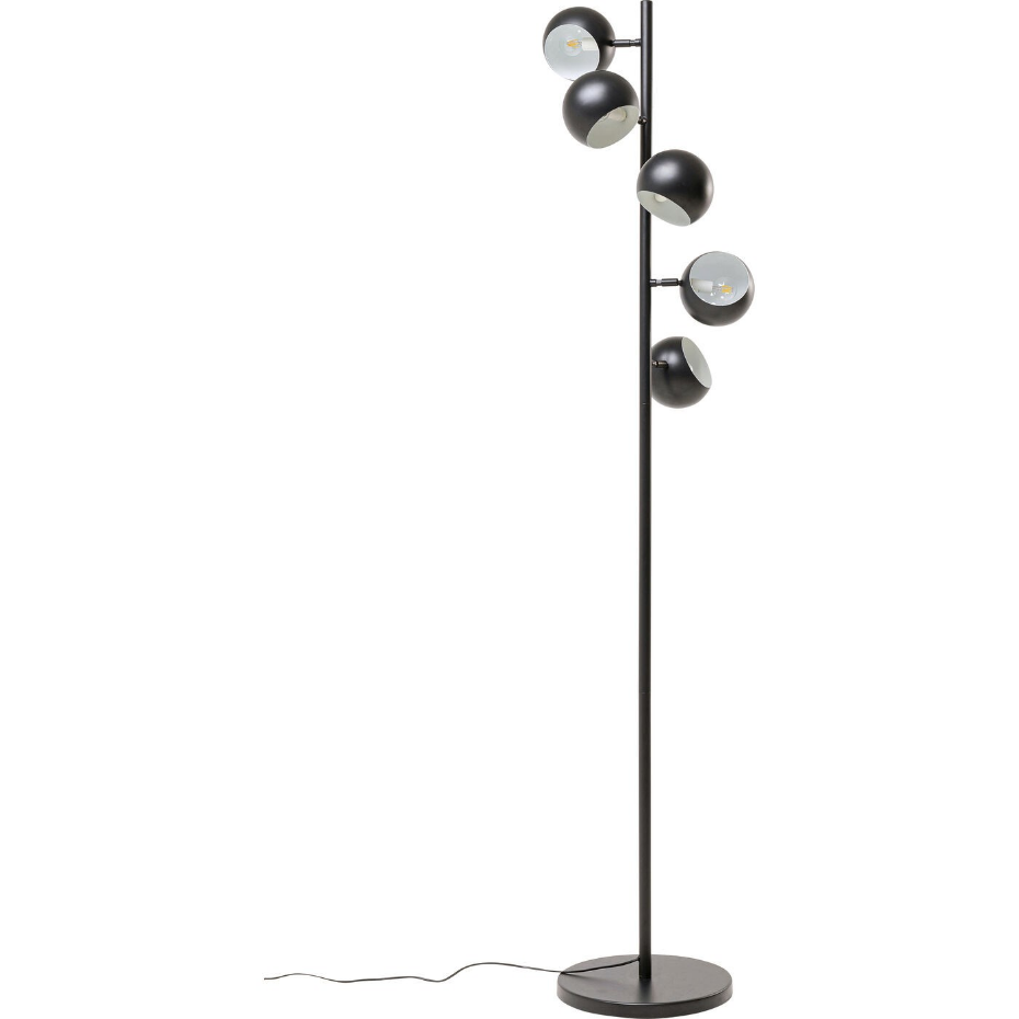 Lampadaire Calotta 180cm noir