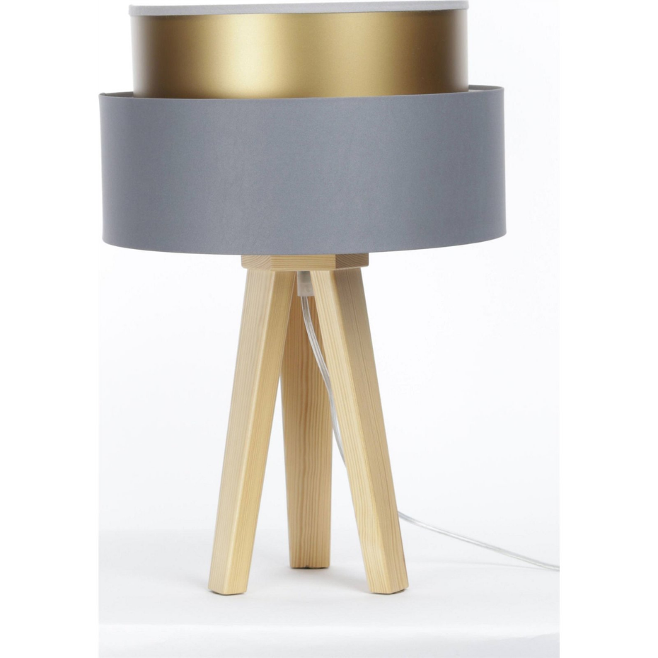 Lampe à poser ronde en PVC Duo ellegant