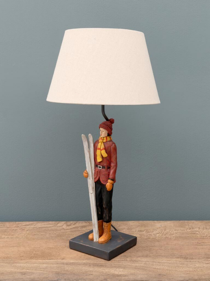 Lampe à poser en résine SKIEUR