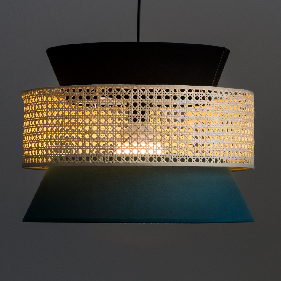 Suspension / Abat-jour double Ø40 cm, Dolkie