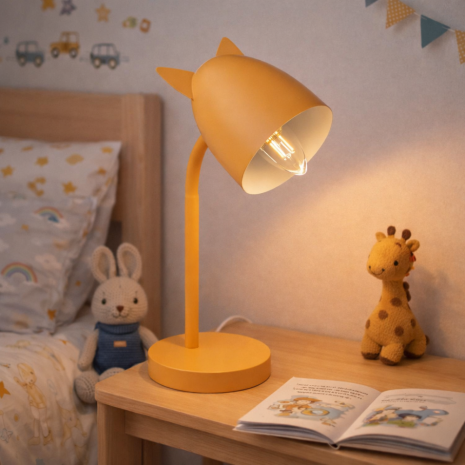 Lampe Oreilles Métal Ocre