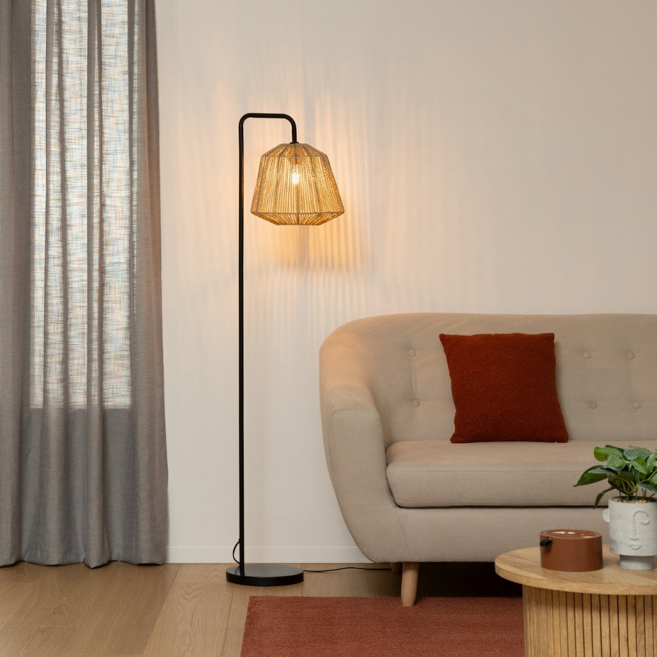 Lampadaire corde tressée JILY
