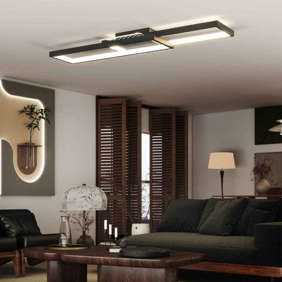Plafonnier LED réglable avec télécommande - SUNZSHY