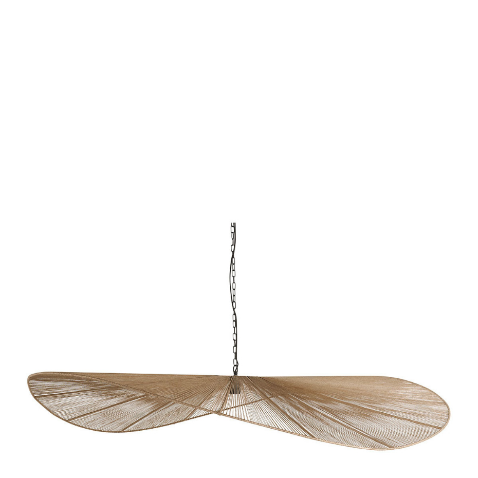 Suspension jute naturel et fer dia 150x22