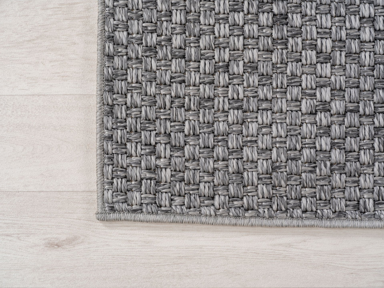 Tapis intérieur extérieur tissé à motif géométrique NEREA