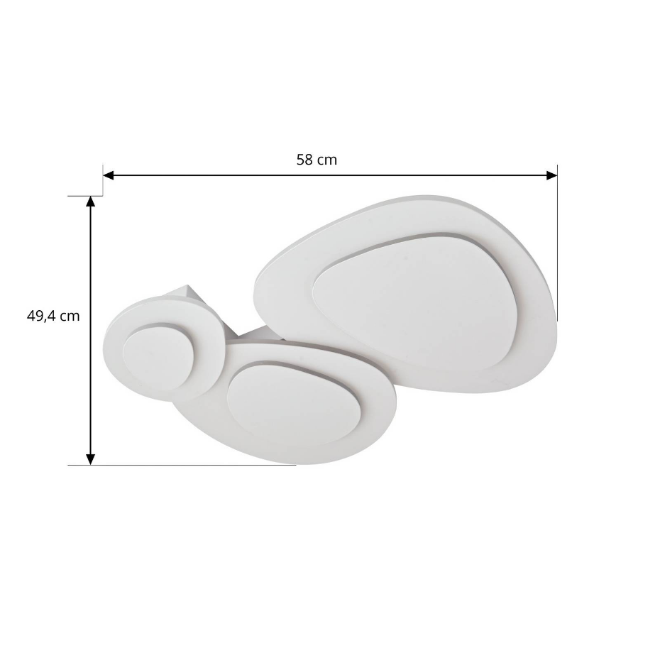 Plafonnier  moderneLED, Delar