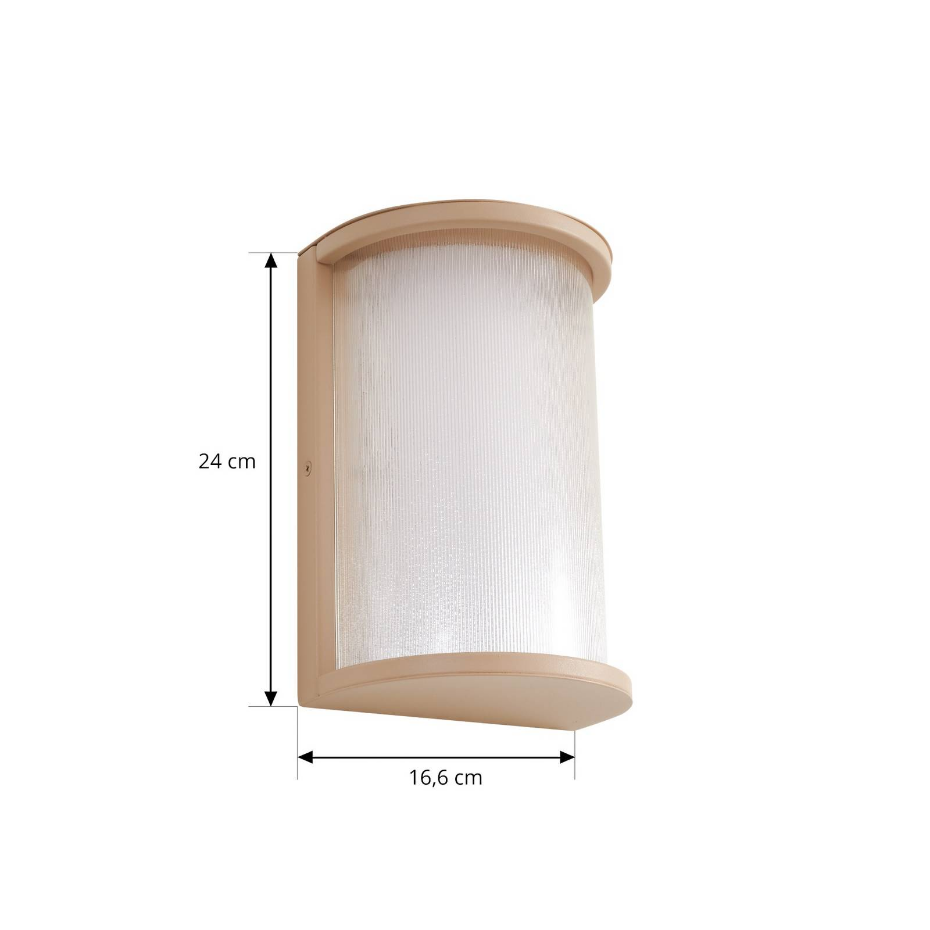 Applique extérieure en inox moderneLED