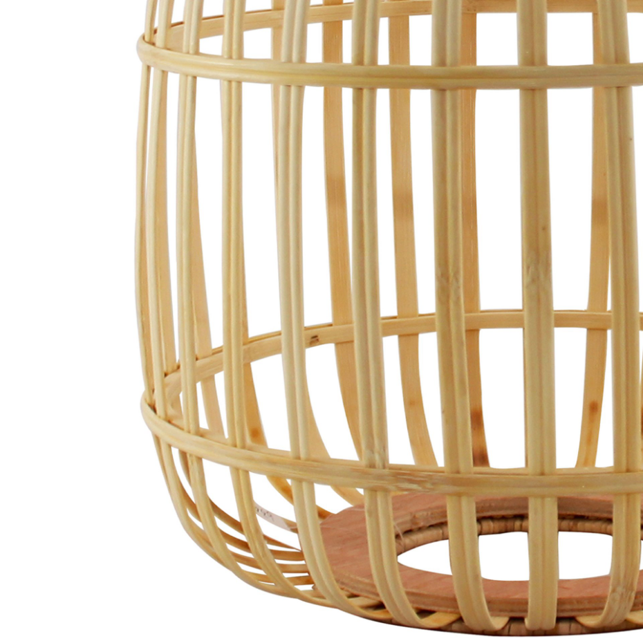 Suspension en bambou ronde 28x28x26cm